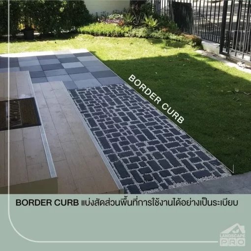 ขอบฝังดิน 10X60X8 ซม. สีดำ (กล่อง) - Image 6