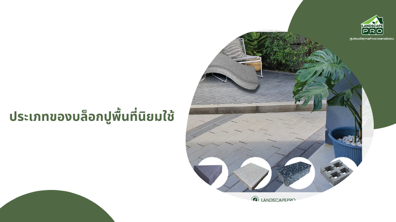 ประเภทของบล็อกปูพื้นที่นิยมใช้